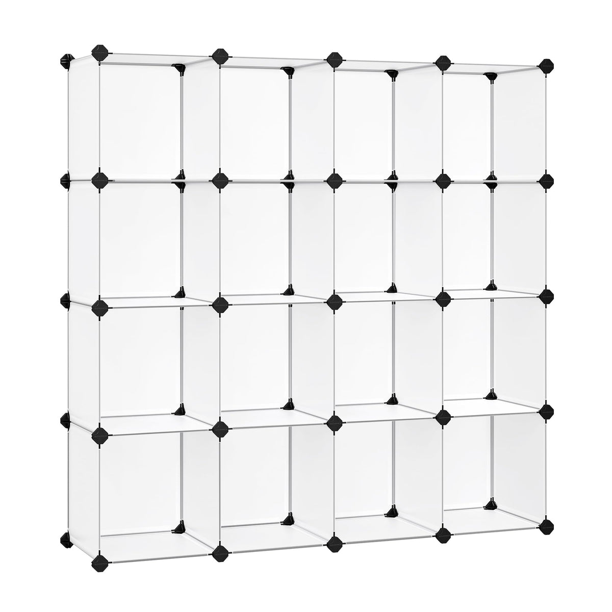 SONGMICS Cube Storage Organizer, 16 Cube Closet Organizers 48.4 x 12.2 x 48.4 Inches, White ULPC44L 🍁 All In One Marketplace Canada