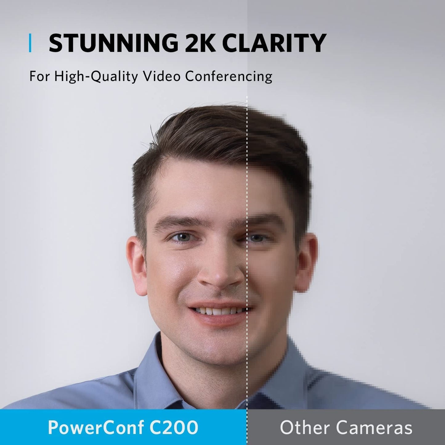 Anker PowerConf C200 2K Webcam for PC, Webcam for Laptop, Computer Camera, with AI-Noise Canceling Microphones, Stereo Mics, Adjustable Field of View, Low-Light Correction, Built-in Privacy Cover 🍁 All In One Marketplace Canada