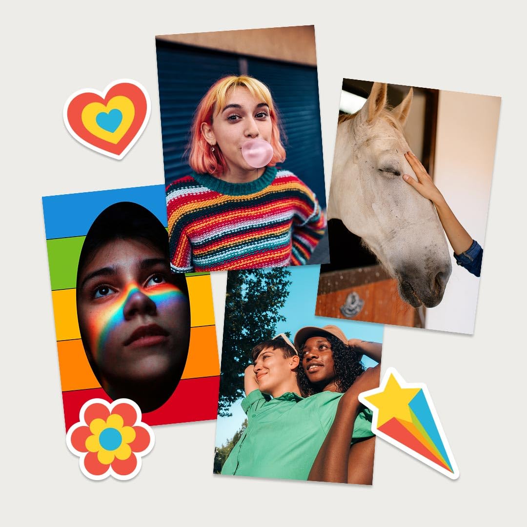 Polaroid Hi-Print - 2nd Generation Bluetooth Connected 2x3 Pocket Photo Dye-Sub Printer - White Printer Only (9128) 🍁 All In One Marketplace Canada