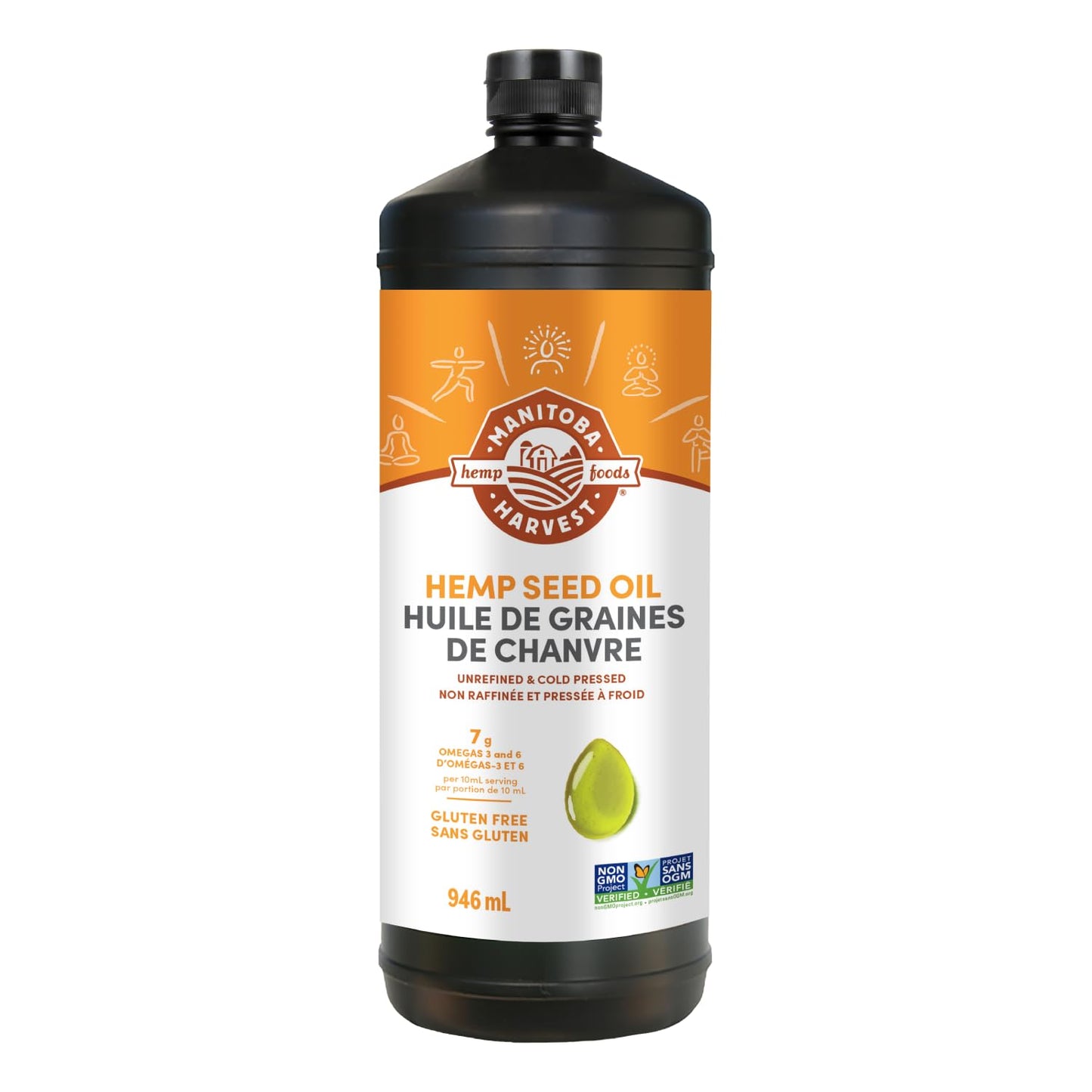 Manitoba Harvest Hemp Seed Oil, 946 ml 🍁 All In One Marketplace Canada