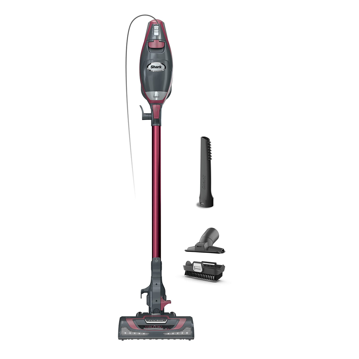 Shark HV370C Rocket Pro Corded Stick Vacuum, Removable Hand Vacuum, Advanced Swivel Steering, XL Cup, Crevice Tool, Upholstery Tool & Anti-Allergen Dust Brush, Comet Red (Canadian Version) 🍁 All In One Marketplace Canada
