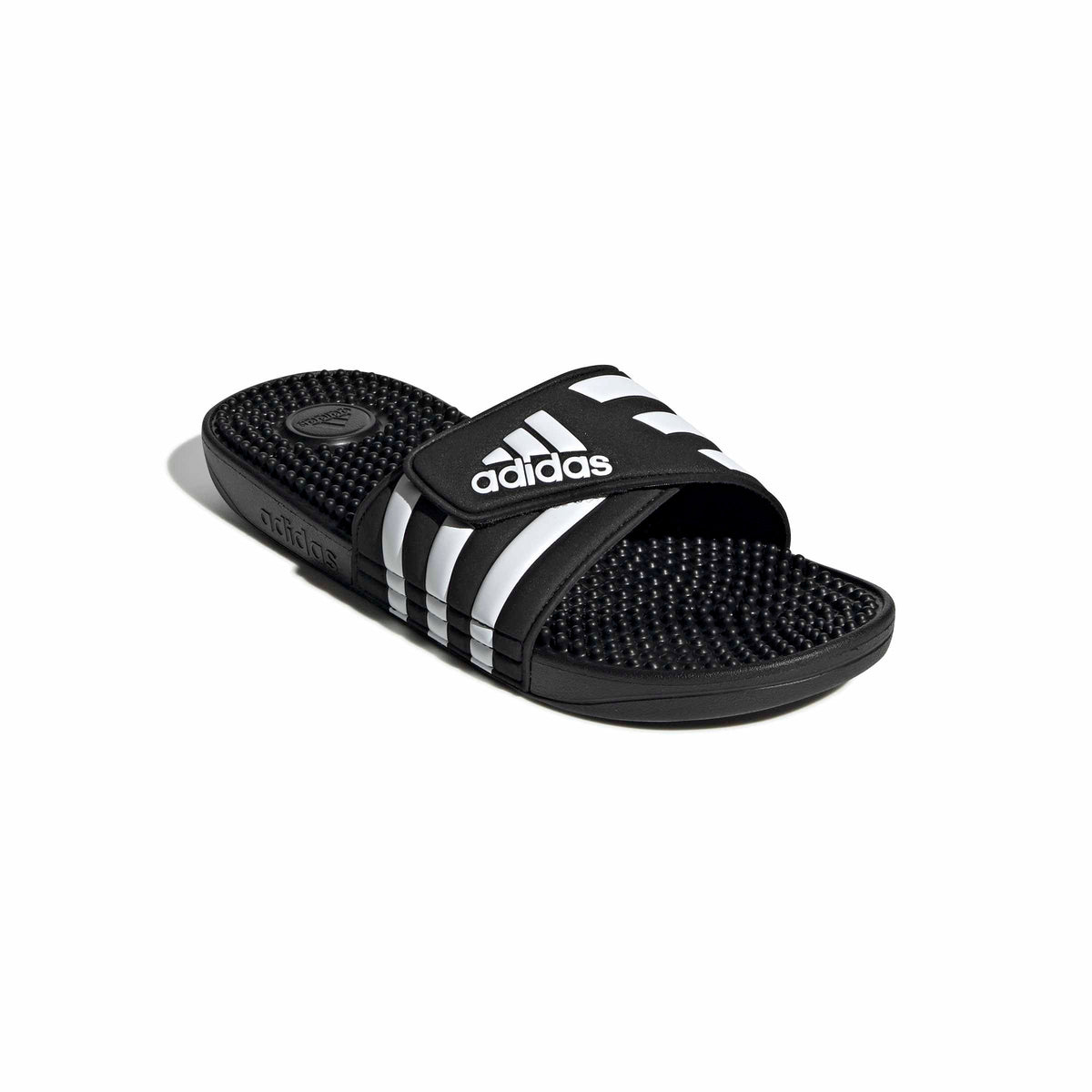 adidas Unisex-Adult Adissage, Black/White/Black, 8 🍁 All In One Marketplace Canada