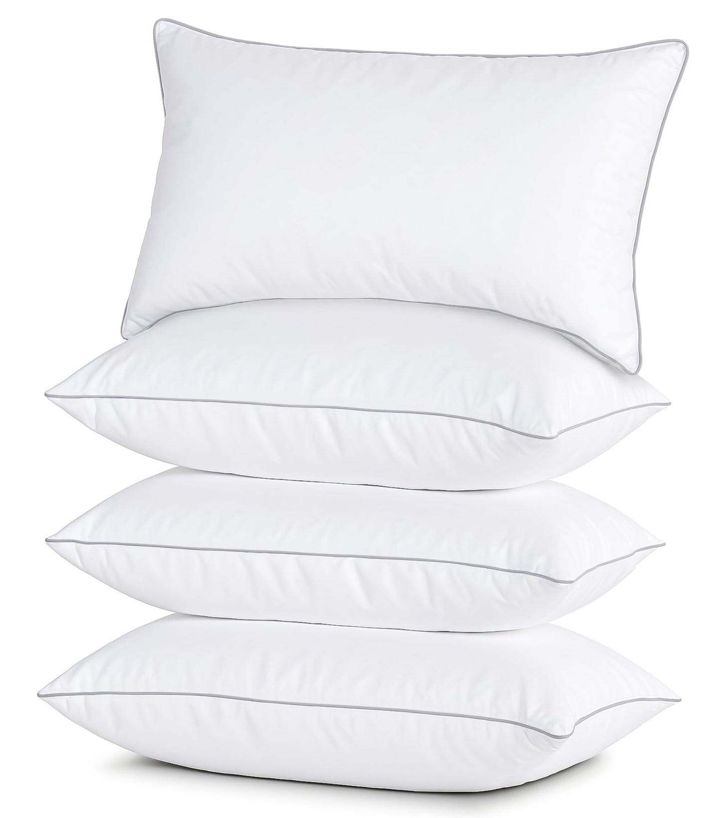 Casa Platino Bed Pillows Standard Size 4 Pack (20x26) - Down Alternative Sleeping Pillows, Hotel Quality, Hypoallergenic & Supportive for Side & Back Sleepers 🍁 All In One Marketplace Canada