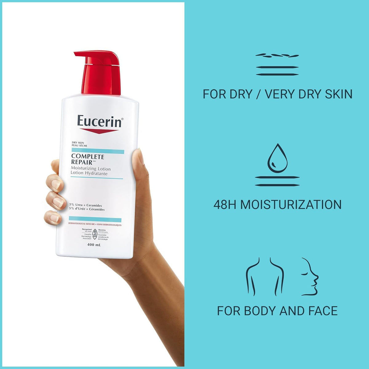 EUCERIN Complete Repair Moisturizing Lotion 400ml 🍁 All In One Marketplace Canada