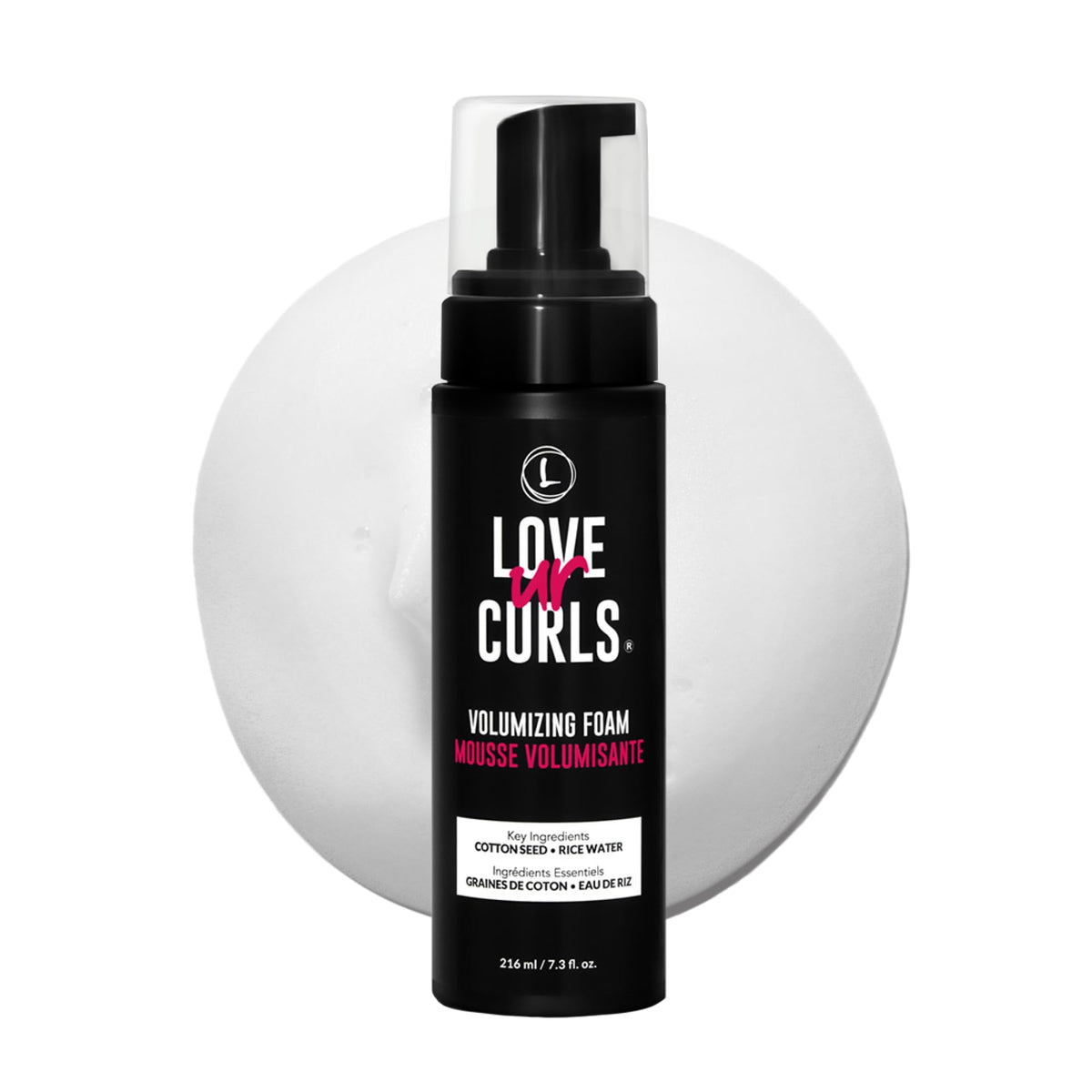 Love Ur Curls® Volumizing Foam, Lightweight Mousse for Curly Hair, Volume & Definition, Frizz Control, Soft Hold, Vegan, Silicone-Free, Quick-Drying, 7.3Fl. Oz. 🍁 All In One Marketplace Canada
