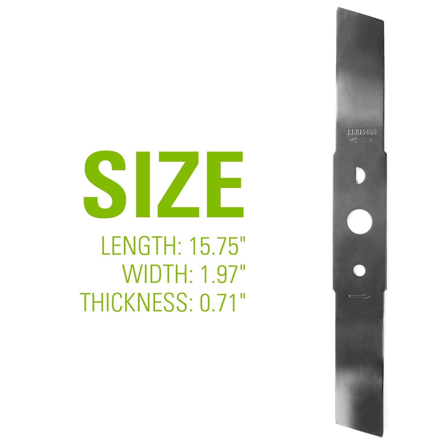 Greenworks Replacement Lawn Mower Blade (16" Mowers : 25322, 25242) 🍁 All In One Marketplace Canada