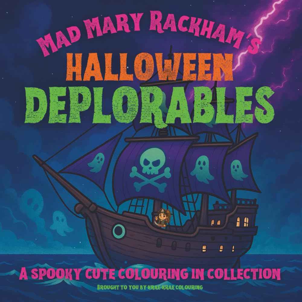 Halloween Deplorables: A Spooky Cute Colouring In Collection