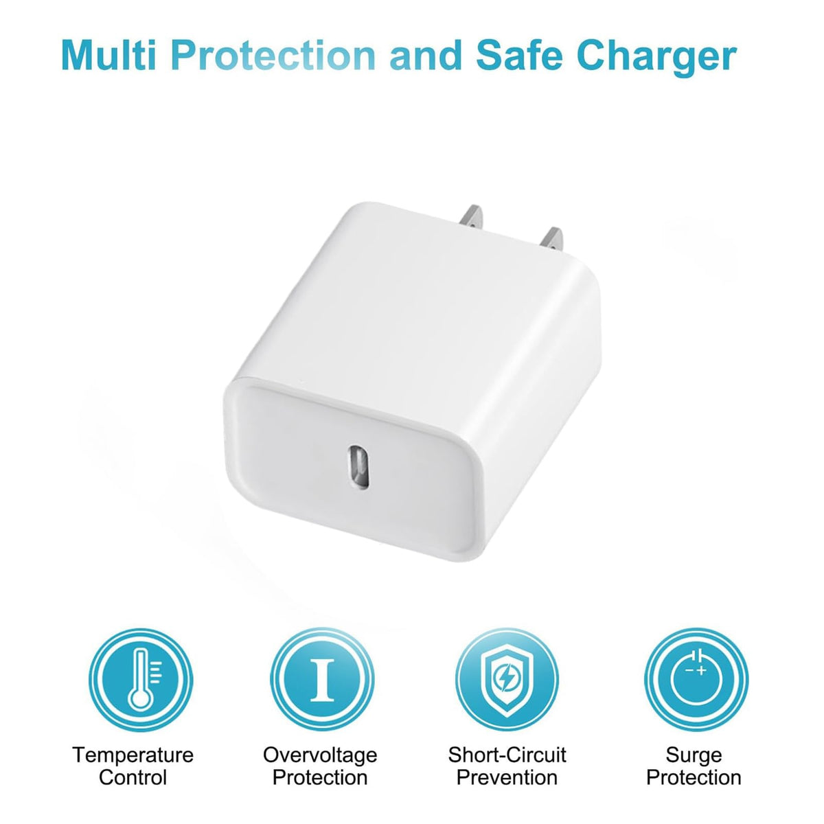 i Phone17/16/15 Fast Charger，20W USB C Charging Block with 6FT USB-C Charging Cable for i Phone17/17 Plus/17 Pro Max/16/16 Plus/16 Pro/16 Pro Max/15/15 Pro Max【4 Pack】 🍁 All In One Marketplace Canada