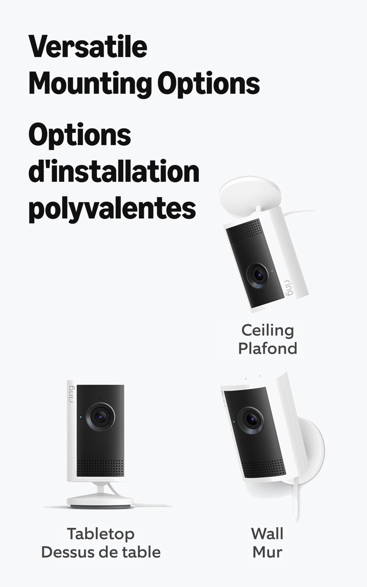 Ring Indoor Cam Plus, Plug-In (Newest Model) — Retinal 2K for crisp, true-to-life video quality, 4x Enhanced Zoom, Low-Light Sight, Black 🍁 All In One Marketplace Canada