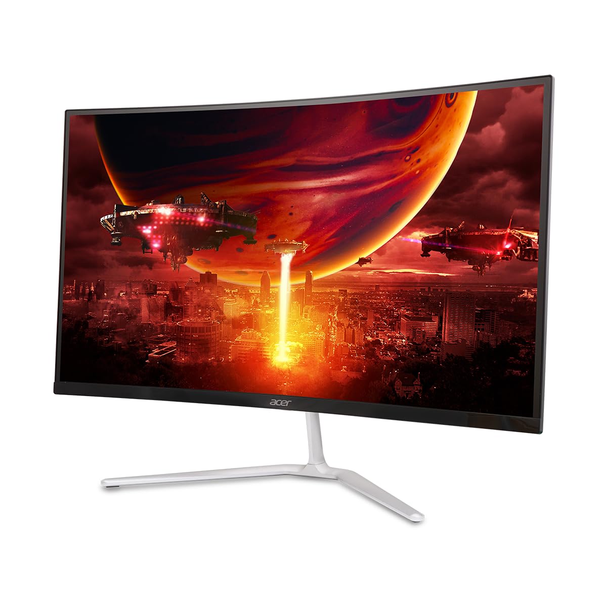 Acer EDA270U Pbmiipx 27" WQHD (2560 x 1440) 1500R Curved Widescreen Gaming Display | AMD FreeSync Premium | 1ms (VRB) | up to 170Hz Refresh | HDR 10 | 2 Speakers | Display Port and HDMI Cable Incl. 🍁 All In One Marketplace Canada