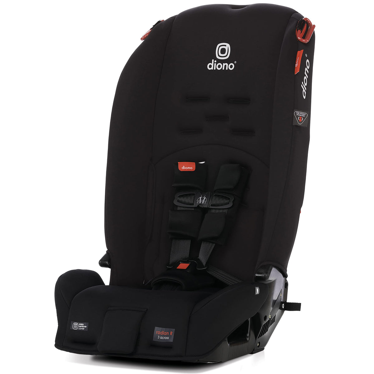 Diono Radian 3R, 3-in-1 Convertible Car Seat, Rear & Forward Facing, 10 Years 1 Car Seat, Slim Design Fits 3 Across, Jet Black 🍁 All In One Marketplace Canada