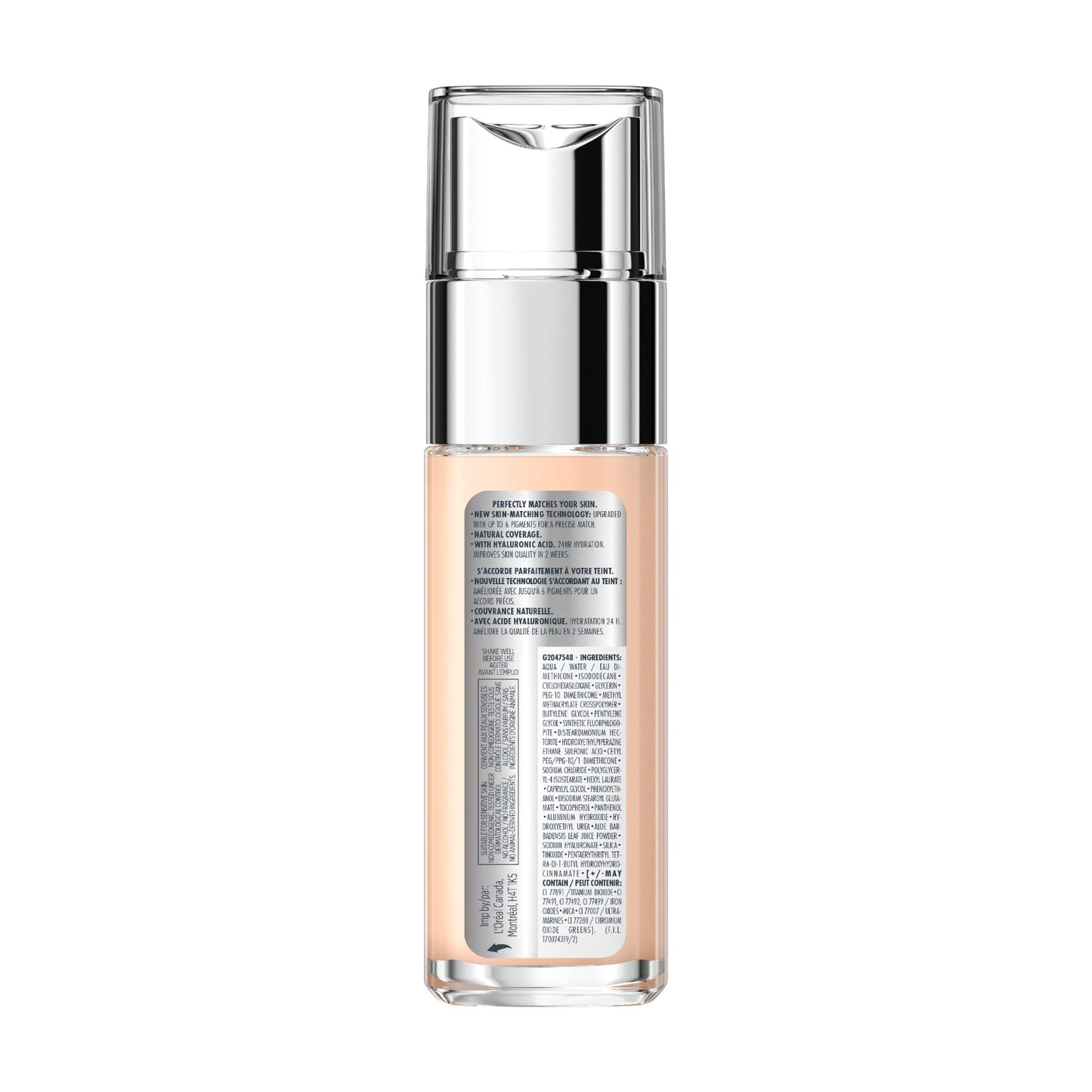 L’Oréal Paris True Match Super-Blendable Liquid Foundation, Skincare Infused with Moisturizing Cream & Hyaluronic Acid, 30 ml, Shade: 2C Rose Vanilla 🍁 All In One Marketplace Canada