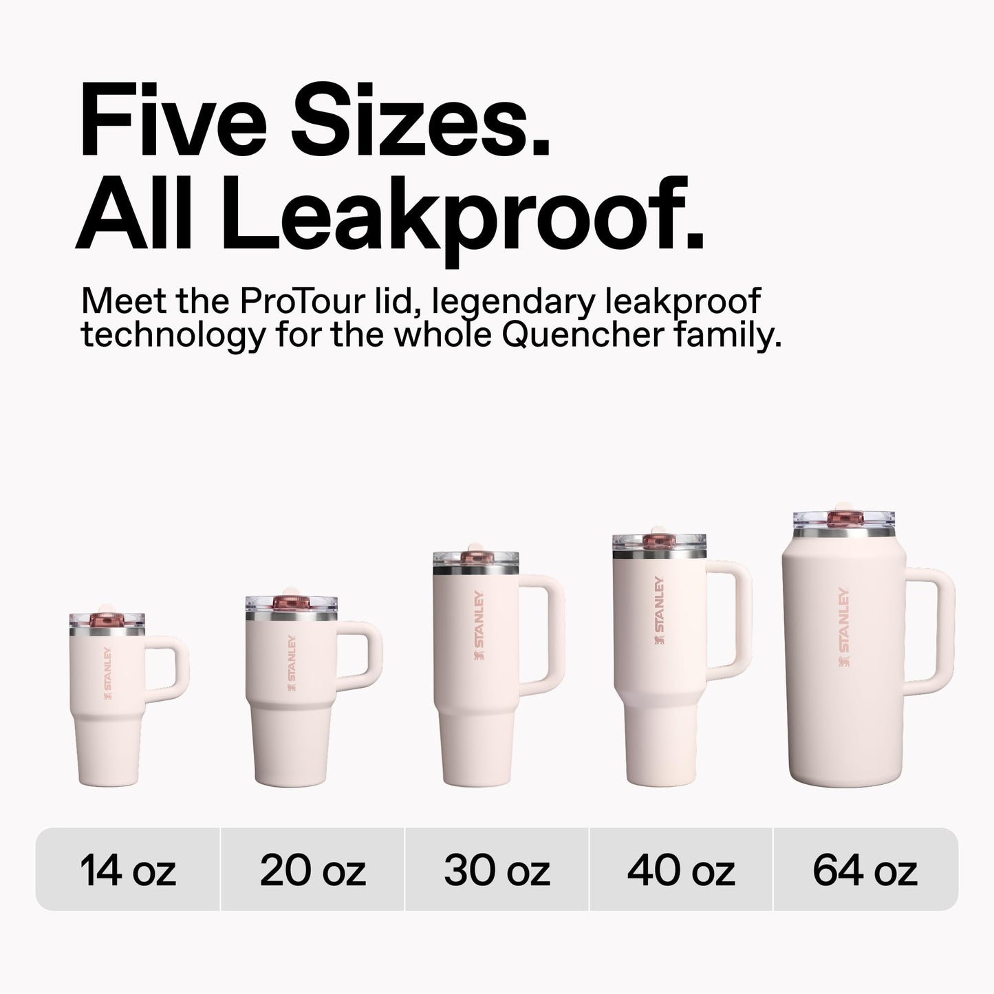 Stanley Quencher ProTour Flip Straw Tumbler with Leakproof Lid 30 oz | Built-in Straw and Handle | Cup Holder Compatible for Travel | Insulated Stainless Steel Cup | BPA-Free | Cream 🍁 All In One Marketplace Canada