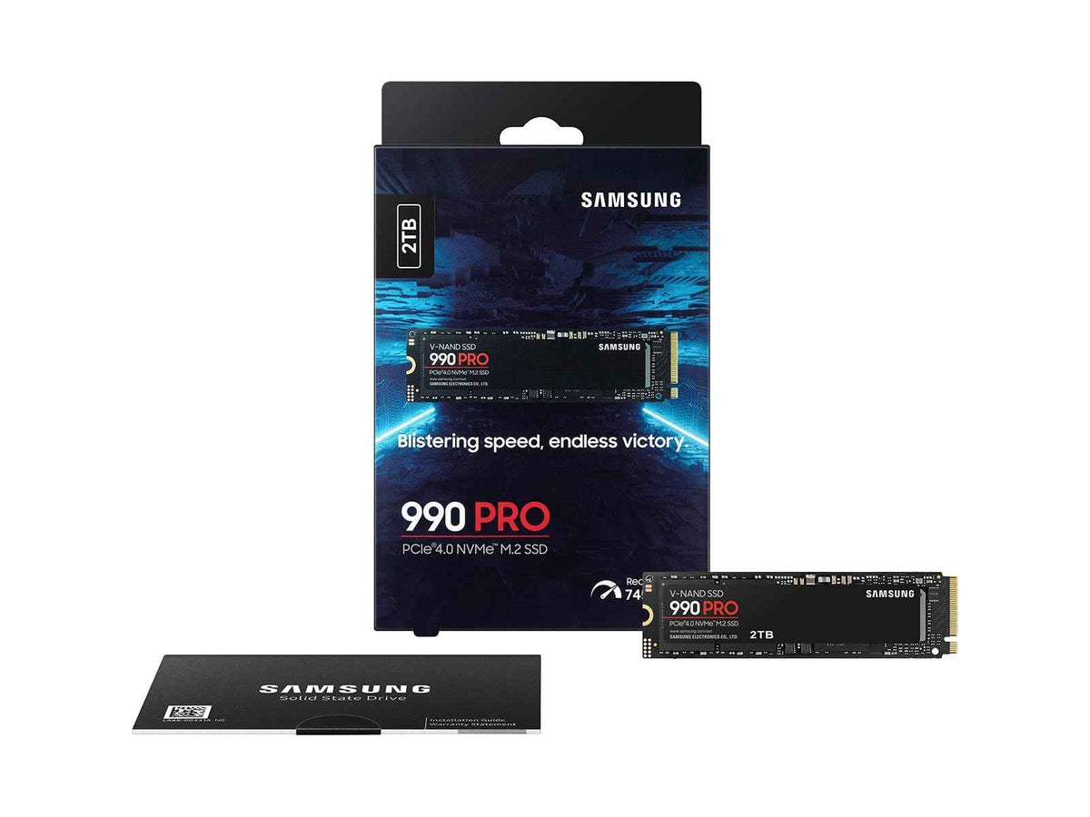 SAMSUNG 990 PRO SSD 2TB PCIe Gen4 NVMe M.2 Internal Solid State Hard Drive, Upto 7,450MB/s, Fast Speed for Gaming Heat Control, Direct Storage and Memory Expansion, MZ-V9P2T0B/AM [Canada Version] 🍁 All In One Marketplace Canada