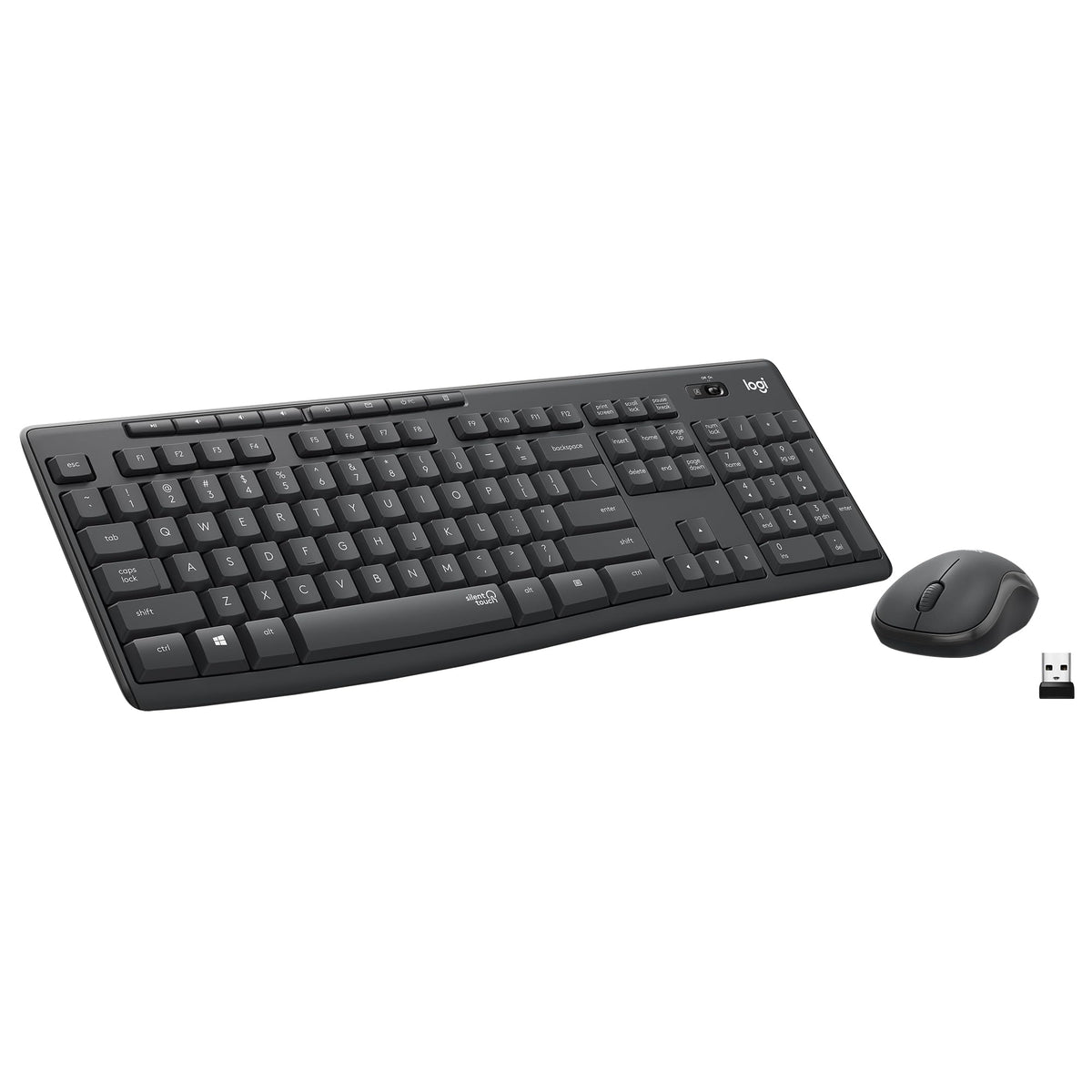 Logitech MK295 Mouse & Keyboard Combo with SilentTouch Technology, Full Numpad, Advanced Optical Tracking, Lag-Free, 90% Less Noise - Graphite 🍁 All In One Marketplace Canada