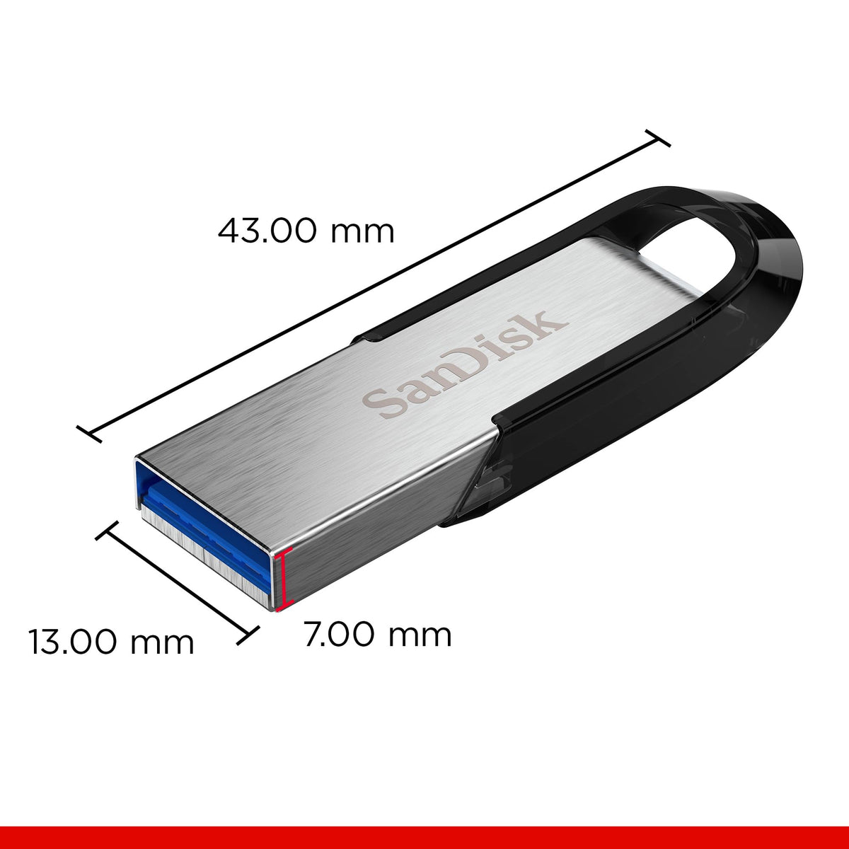 SanDisk Ultra Flair USB 3.0 16GB Flash Drive High Performance up to 130MB/S (SDCZ73-016G-G46), Black 🍁 All In One Marketplace Canada