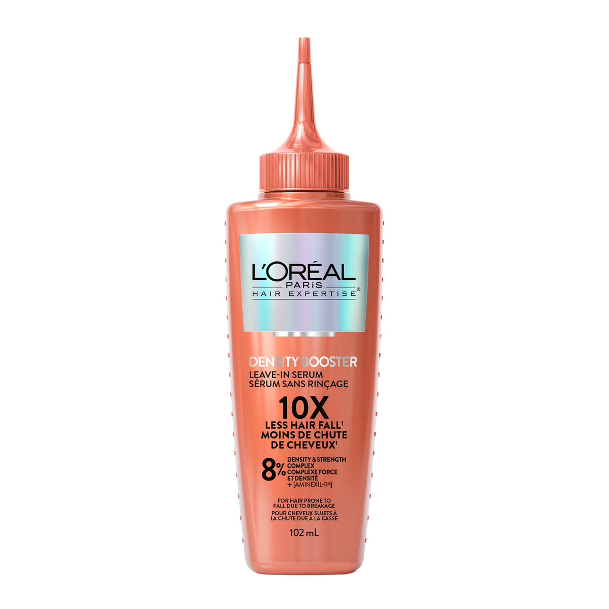 L'Oréal Paris Hair Expertise Density Booster Hair Serum, Leave In Serum, with Aminexil-R for Fall Due to Breakage, For Thinning and Fine Hair, Pack of 1, 102ml 🍁 All In One Marketplace Canada