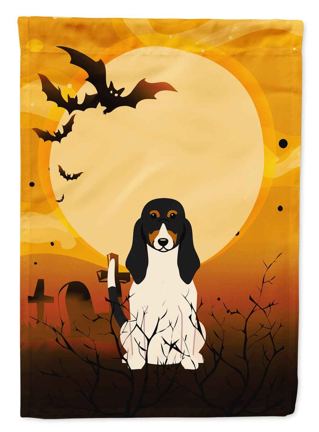 Caroline's Treasures BB4310GF Halloween Swiss Hound Flag Garden Size, Small, Multicolor