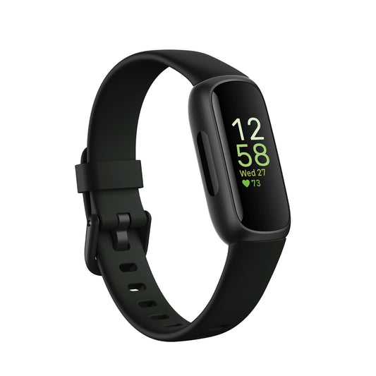 Google Fitbit Inspire 3 Health and Fitness Tracker with Stress Management, Workout Intensity, Sleep Tracking, 24/7 Heart Rate and More, Midnight Zen/black, One Size (S and L Bands Included) 🍁 All In One Marketplace Canada