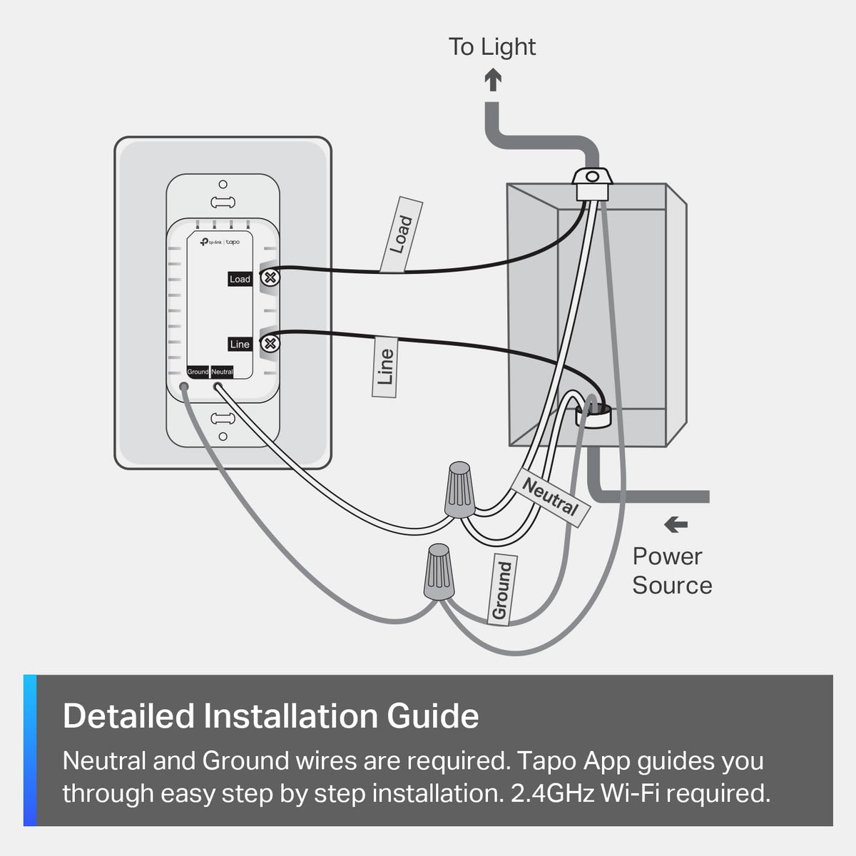 TP-Link Tapo Matter Smart Dimmer Switch: Voice Control w/Siri, Alexa & Google Assistant, UL Certified, Timer & Schedule, Easy Guided Install, Neutral Wire Required, Single Pole, Tapo S505D(2-Pack) 🍁 All In One Marketplace Canada