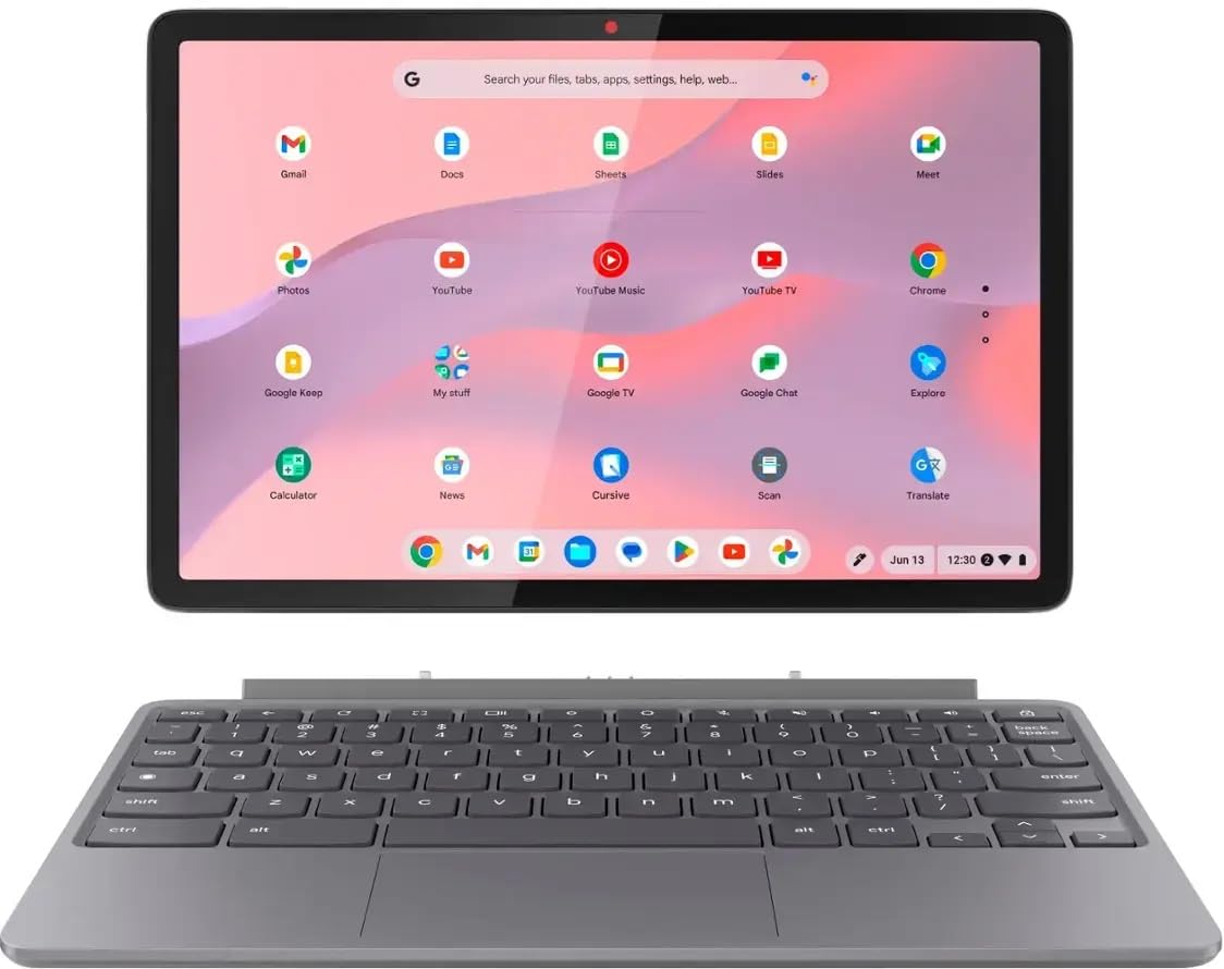 Lenovo Ideapad Chromebook | IP Duet 11 | Detachable Laptop | 10.9" 2K Touchscreen | MediaTek Kompanio 838 Processor | 4GB ‎LPDDR4X RAM 128GB Flash Memory | Stylus not Included | 83HH0002US 🍁 All In One Marketplace Canada