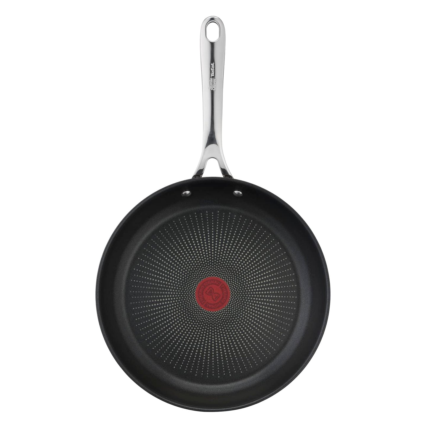 Jamie Oliver by Tefal Nonstick Coated Stainless Steel Pan 11-Inch, Induction Compatible, Oven Safe up to 500°F, Chef's Stainless Steel Skillet, Non Stick Frying Pans, Silver 🍁 All In One Marketplace Canada