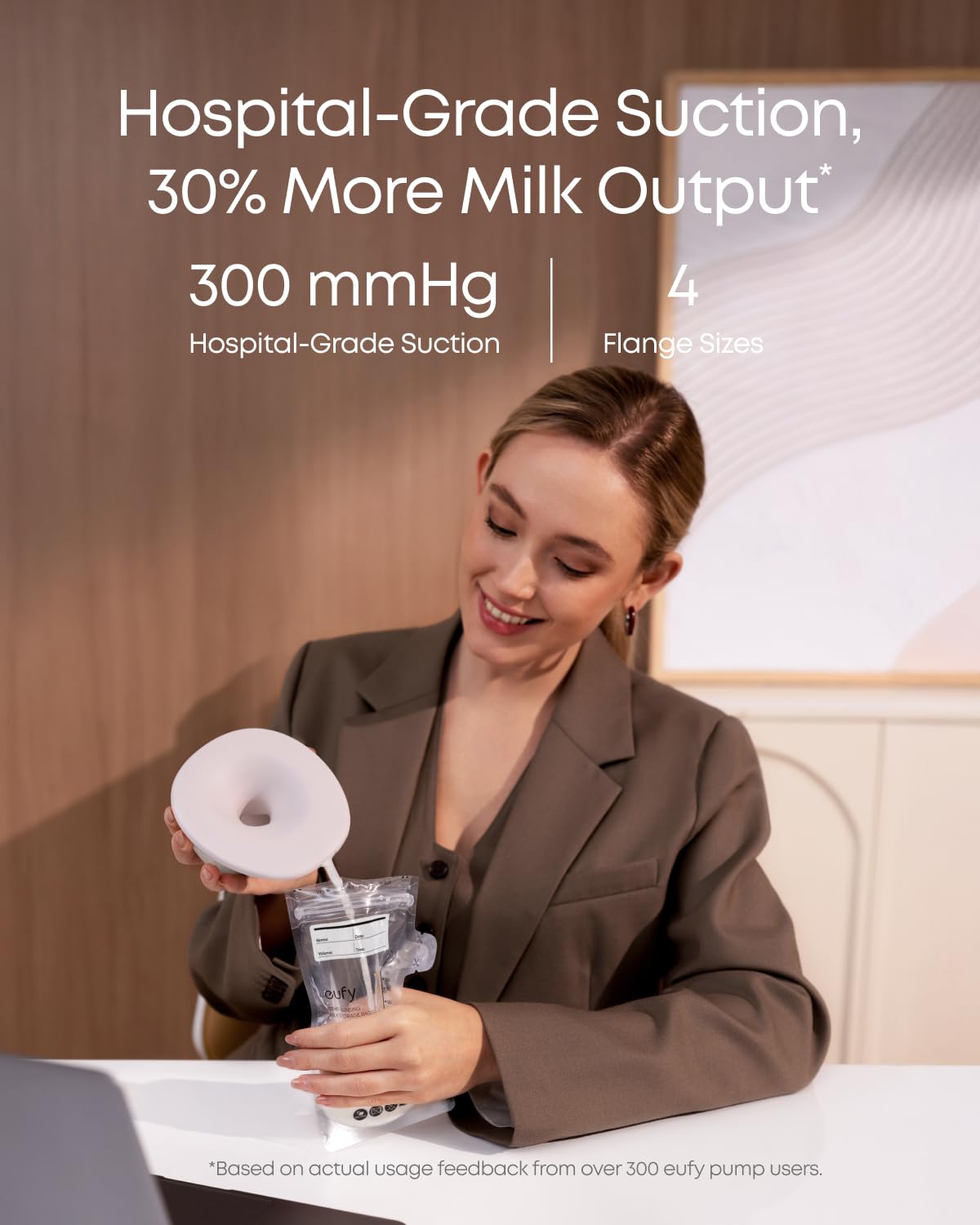 eufy Security Breast Pump Series S1, Hands-Free Electric Breast Pump with Heating Tech, App Control, Personalized Smart Rhythm, Hospital Grade Suction, Portable, Discreet, Leak-Proof & Ultra-Quiet 🍁 All In One Marketplace Canada
