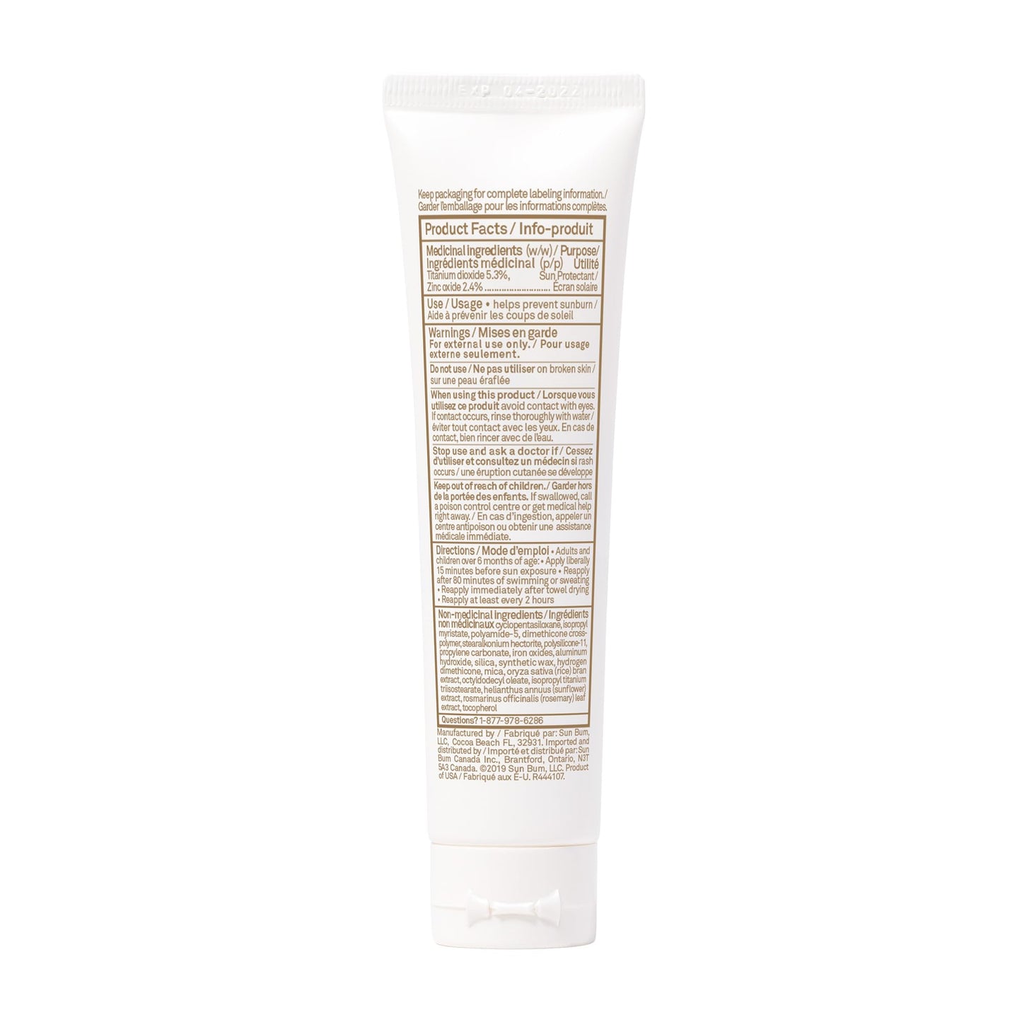 Sun Bum Mineral Spf 30 Tinted Face Lotion | Vegan and Reef friendly (Octinoxate & Oxybenzone Free) Broad Spectrum Natural Sunscreen with Uva/uvb Protection | 1.7 Oz, 1.7 ounces 🍁 All In One Marketplace Canada