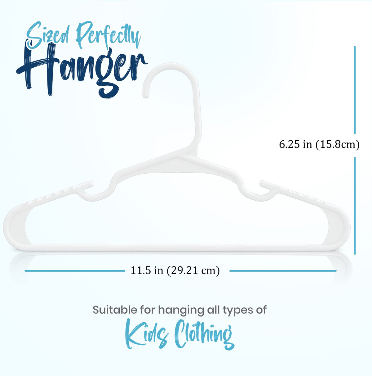 Utopia Home Kids Hangers - Plastic Baby Hangers for Closet - Childrens Hangers for Clothes & Infant Hangers for Closet - Ideal for Everyday Standard Use (White, Pack of 60) 🍁 All In One Marketplace Canada