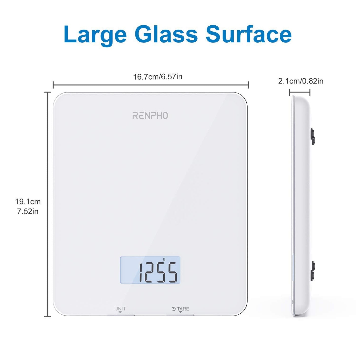 RENPHO Smart Food Nutrition Kitchen Scale, Food Scale for Food Ounces and Grams, Coffee Scale with Timer, Nutritional Calculator for Keto, Macro, and Calorie with Smartphone App, White 🍁 All In One Marketplace Canada