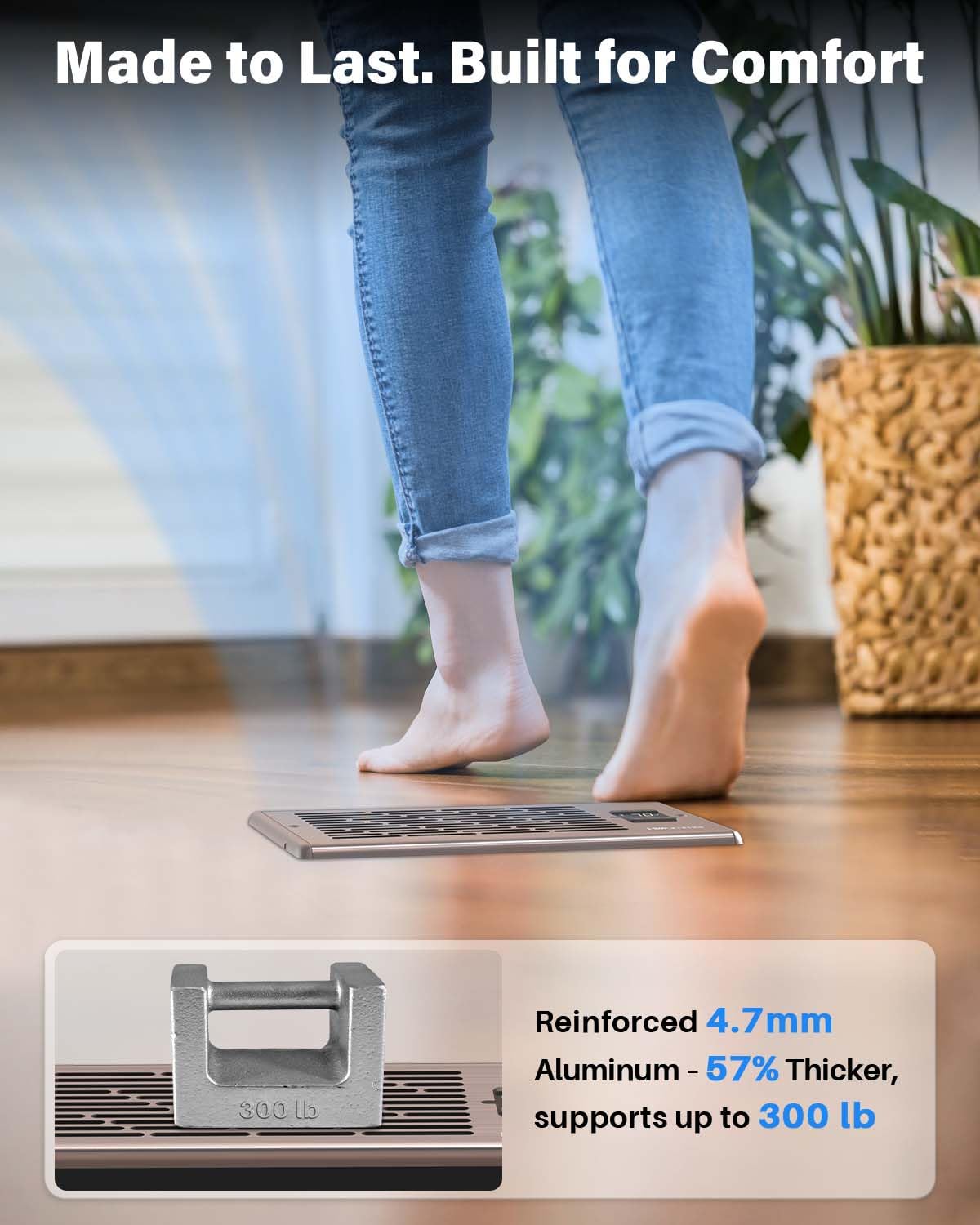 Hisummer Register Booster Fan for 4" x 10" Floor Register, Quiet 10-Speed Vent Fan Booster with Temp Sensor, 150 CFM Airflow, Improves Heating & Cooling, Remote Control (Oil-Rubbed Bronze) 🍁 All In One Marketplace Canada