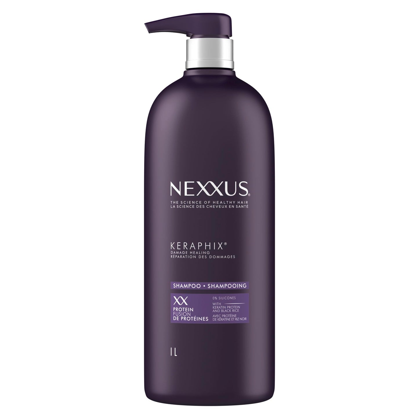 Nexxus Keraphix Damage Healing Shampoo with ProteinFusion Pump, 1L 🍁 All In One Marketplace Canada