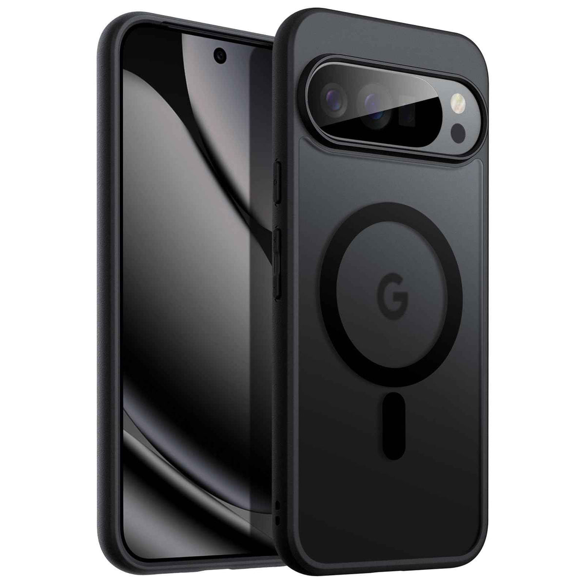 JETech Magnetic Case for Google Pixel 10/10 Pro 2025, Compatible with MagSafe and Pixelsnap Charger, Translucent Matte Back Shockproof Phone Cover (Obsidian) 🍁 All In One Marketplace Canada