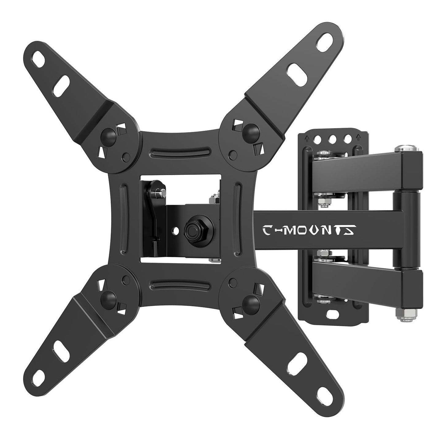 Full Motion Articulating TV Wall Mount Bracket with Swivel Tilt Extension & Rotation, Adjustable Arms for 13-42 Inch Flat/Curved LED LCD TVs & Monitors, Max 44lbs VESA 200x200mm 🍁 All In One Marketplace Canada