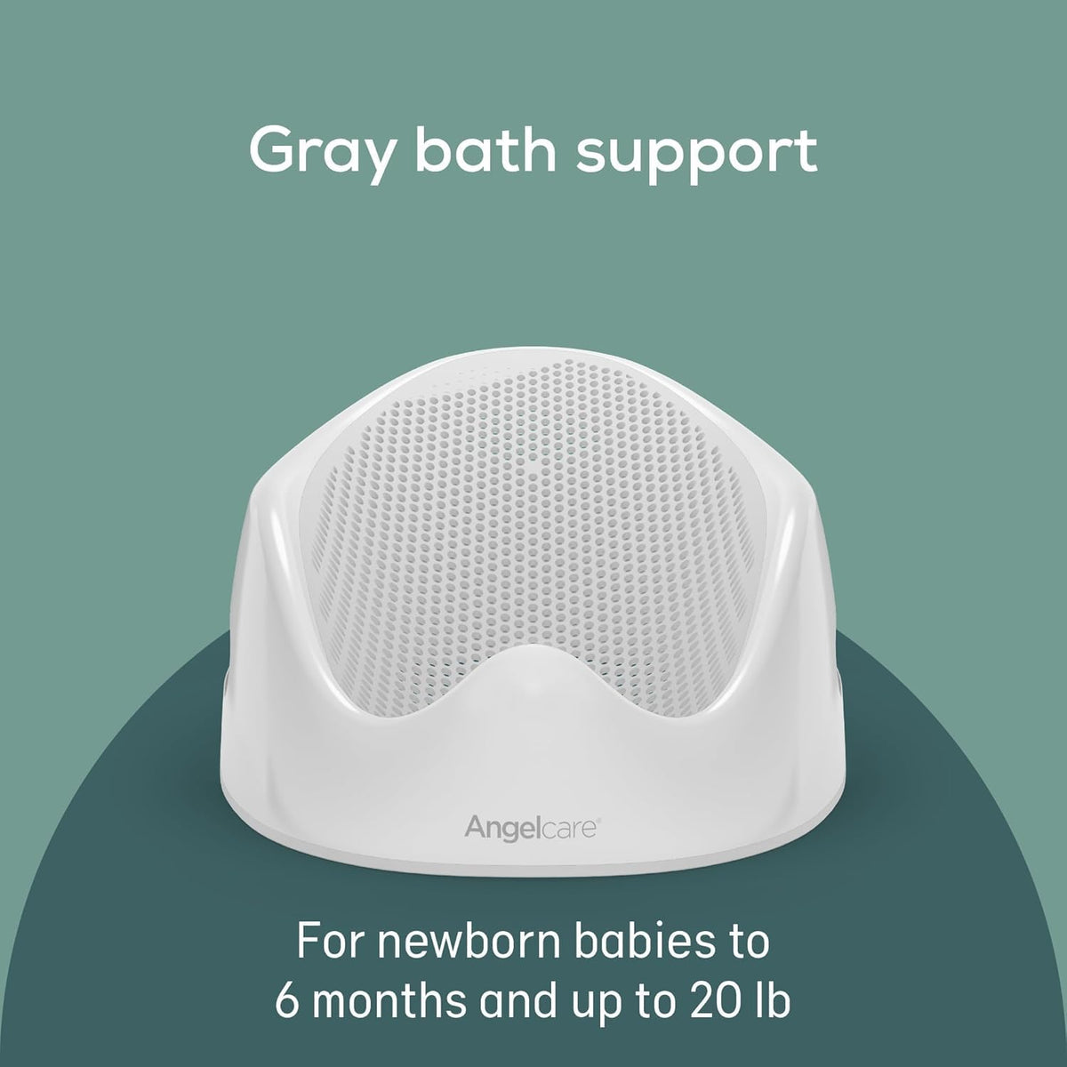 Angelcare Baby Bath Support, Grey, for Babies Less Than 6 Months of Age, Made in Canada 🍁 All In One Marketplace Canada