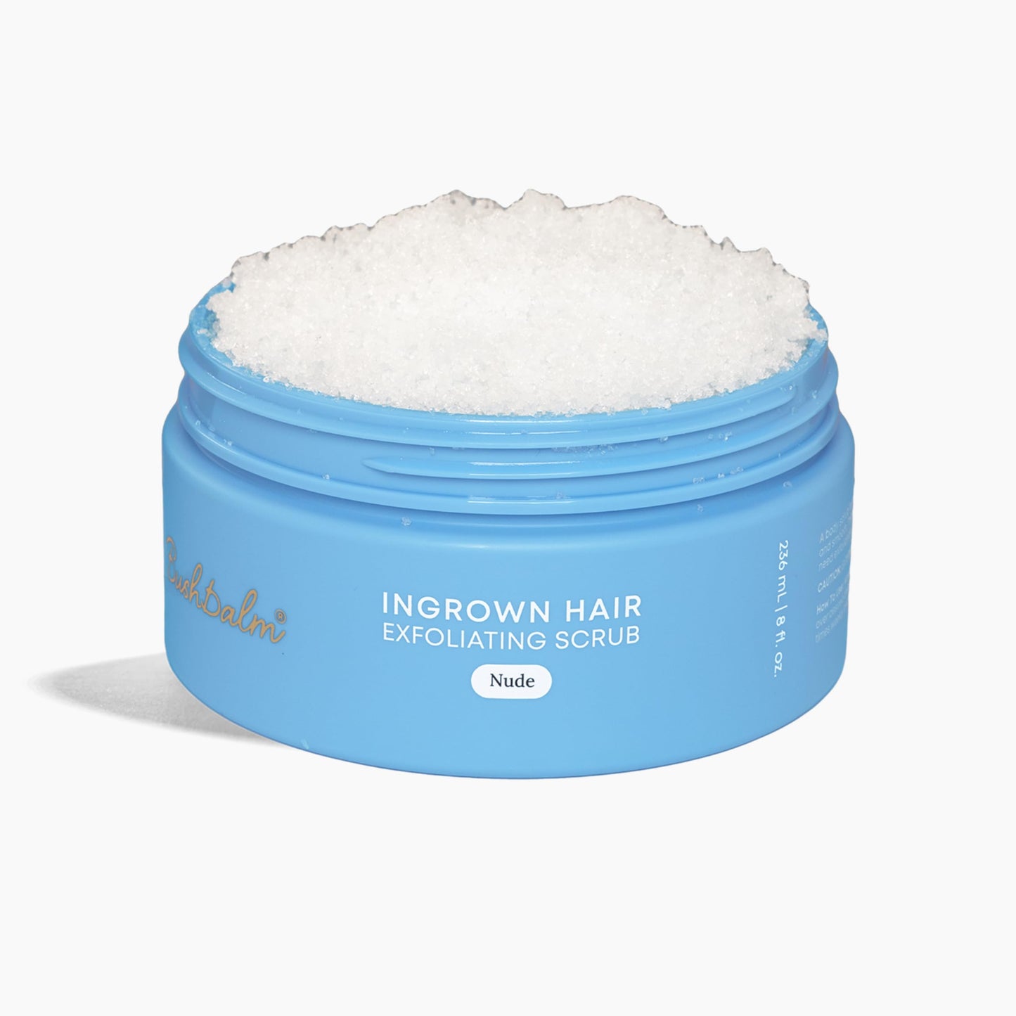 Bushbalm Ingrown Hair Exfoliating Scrub - Reduces Appearance of Ingrown Hairs and Razor Bumps, Soothes Skin and Post-Shave Redness - Nude, 236 ml 🍁 All In One Marketplace Canada