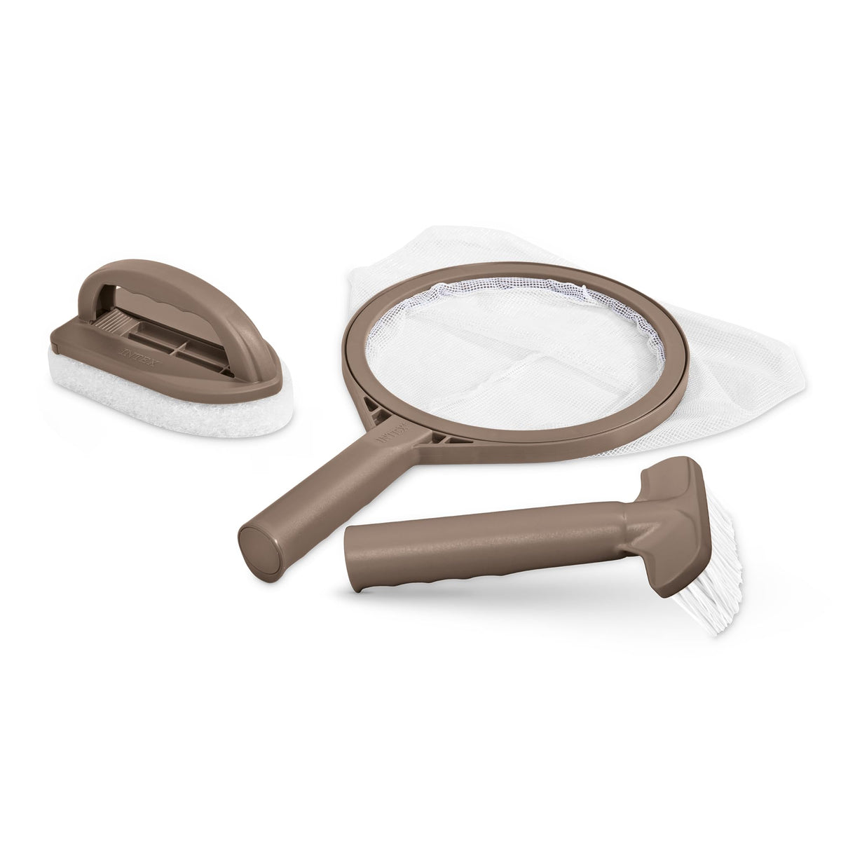 Intex PureSpa Hot Tub and Spa Maintenance Accessory Kit with Curved Brush, Mesh Net Skimmer, and Scrubber for Inflatable PureSpa Home Hot Tubs 🍁 All In One Marketplace Canada