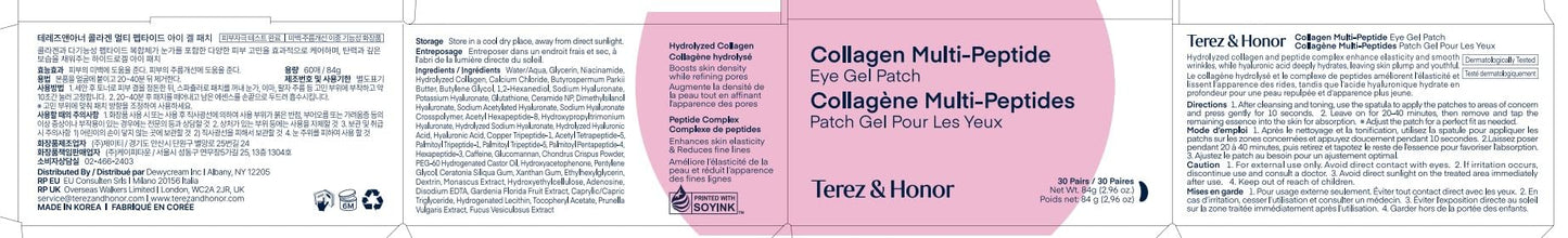 Under Eye Patches Korean Skincare: Peptide Collagen Gel Eye Mask for Puffy Eyes Dark Circles Wrinkles Undereye Bags Fine Lines & Smile Lines - Deep Hydrating & Firming Eye Pad - Cruelty-Free, 30 Pairs 🍁 All In One Marketplace Canada