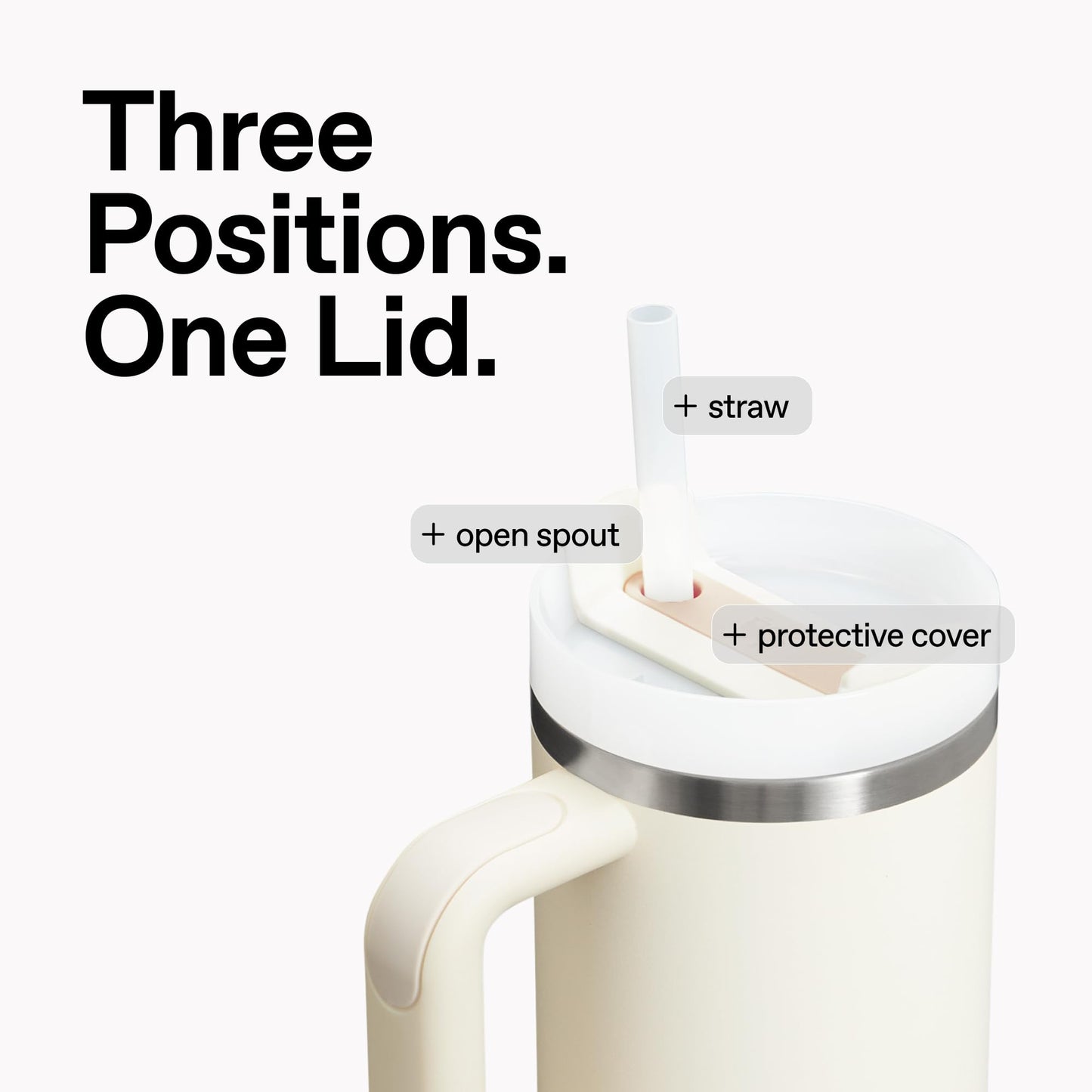 STANLEY Quencher H2.0 Tumbler with Handle and Straw 14 oz | Flowstate 3-Position Lid | Cup Holder Compatible for Travel | Insulated Stainless Steel Cup | BPA-Free | Daffodil 🍁 All In One Marketplace Canada