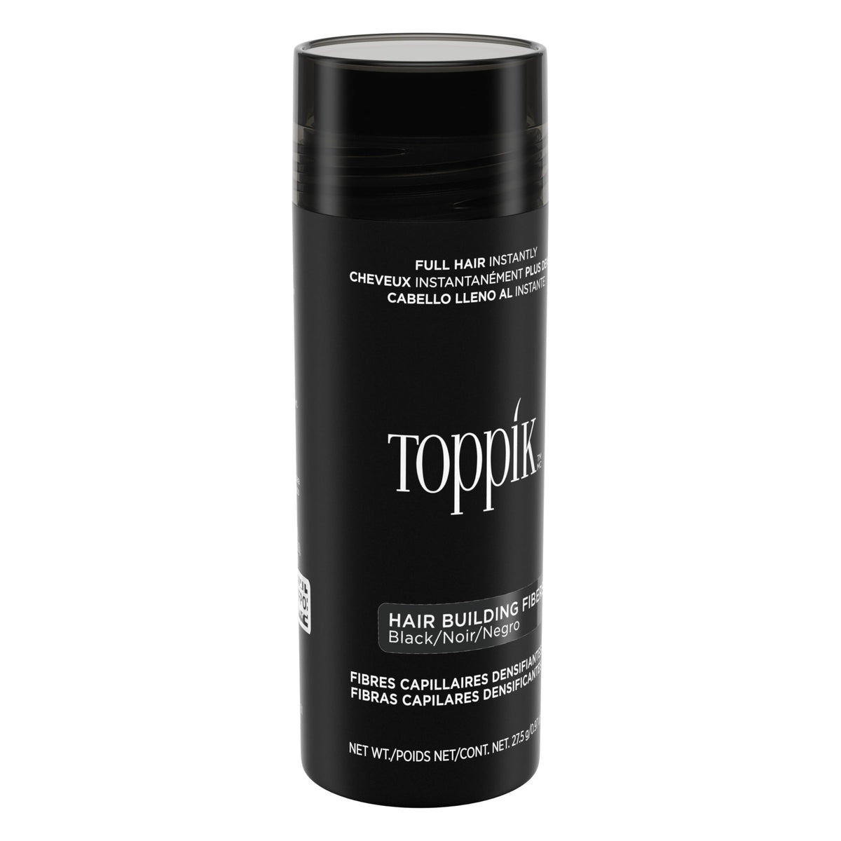 TOPPIK Hair Building Fibers, Black, VALUE SIZE 27.5 g, Fill In Fine or Thinning Hair, Instantly Thicker Looking, Multiple Shades for Men & Women 🍁 All In One Marketplace Canada