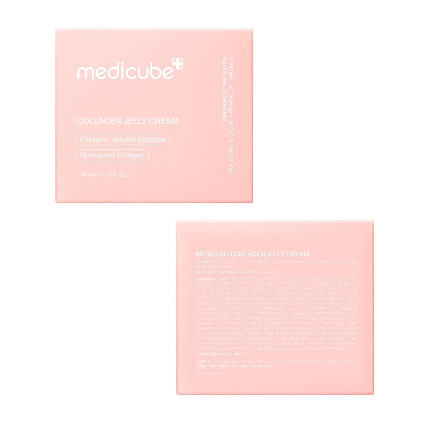 medicube Collagen Jelly Cream- Niacinamide & Freeze-Dried Hydrolyzed Collagen-Boosts skin barrier hydration & gives 24h Glow & Firmer looking skin | No artificial color, Korean skincare (3.71 fl.oz. 110ml) 🍁 All In One Marketplace Canada