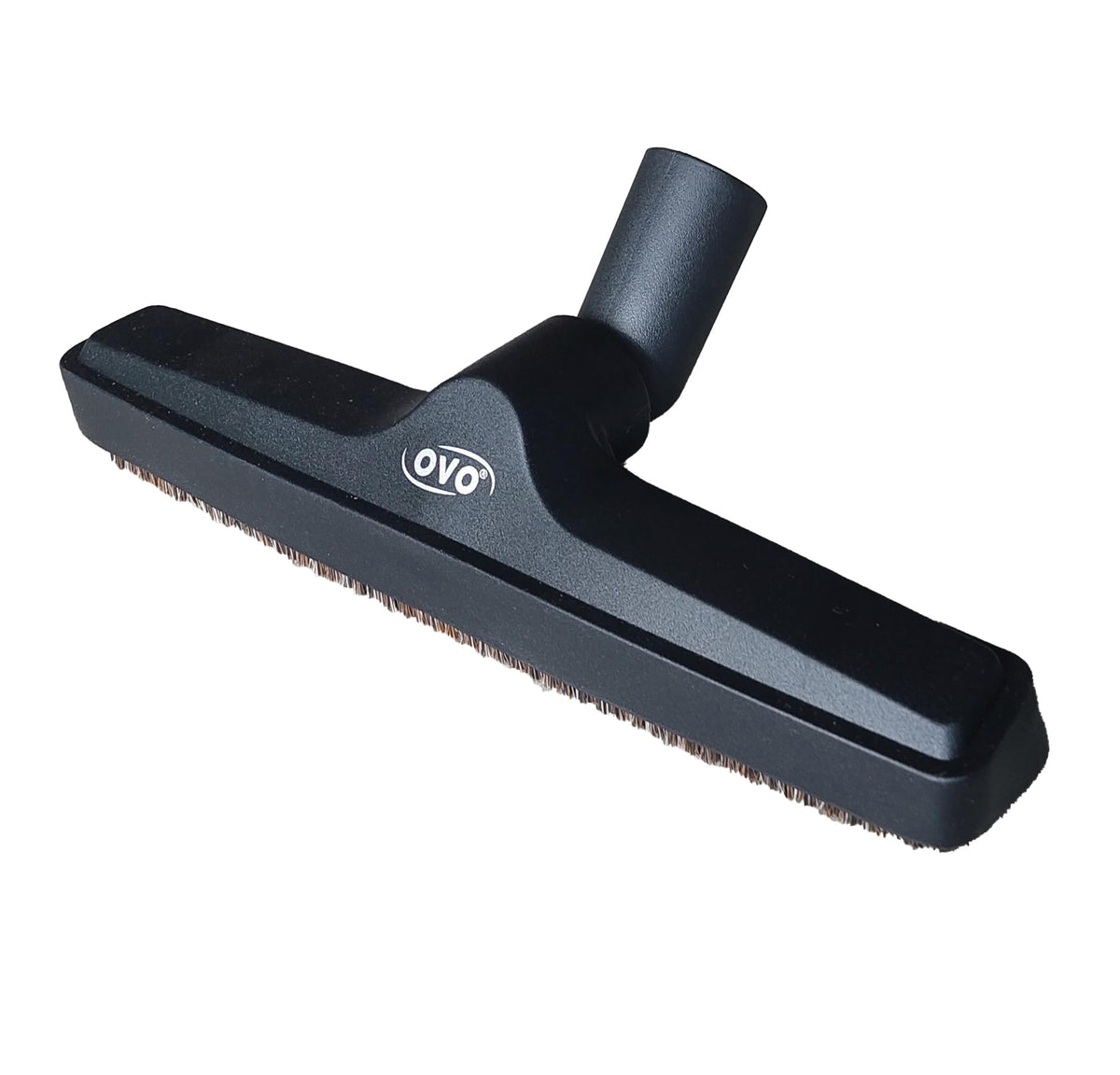 OVO Universal Vacuum Cleaner Floor Brush for Hard Surface with Natural Bristles, 12 inch, 1 1/4 inch (32mm) Inner Diameter, Fits All, Black (ACC-216-BK.) 🍁 All In One Marketplace Canada