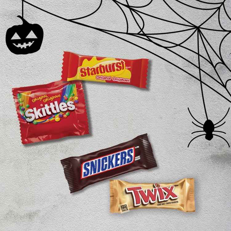 MARS, Halloween Chocolate and Candy Fun Size Mixed Pack, 105 count