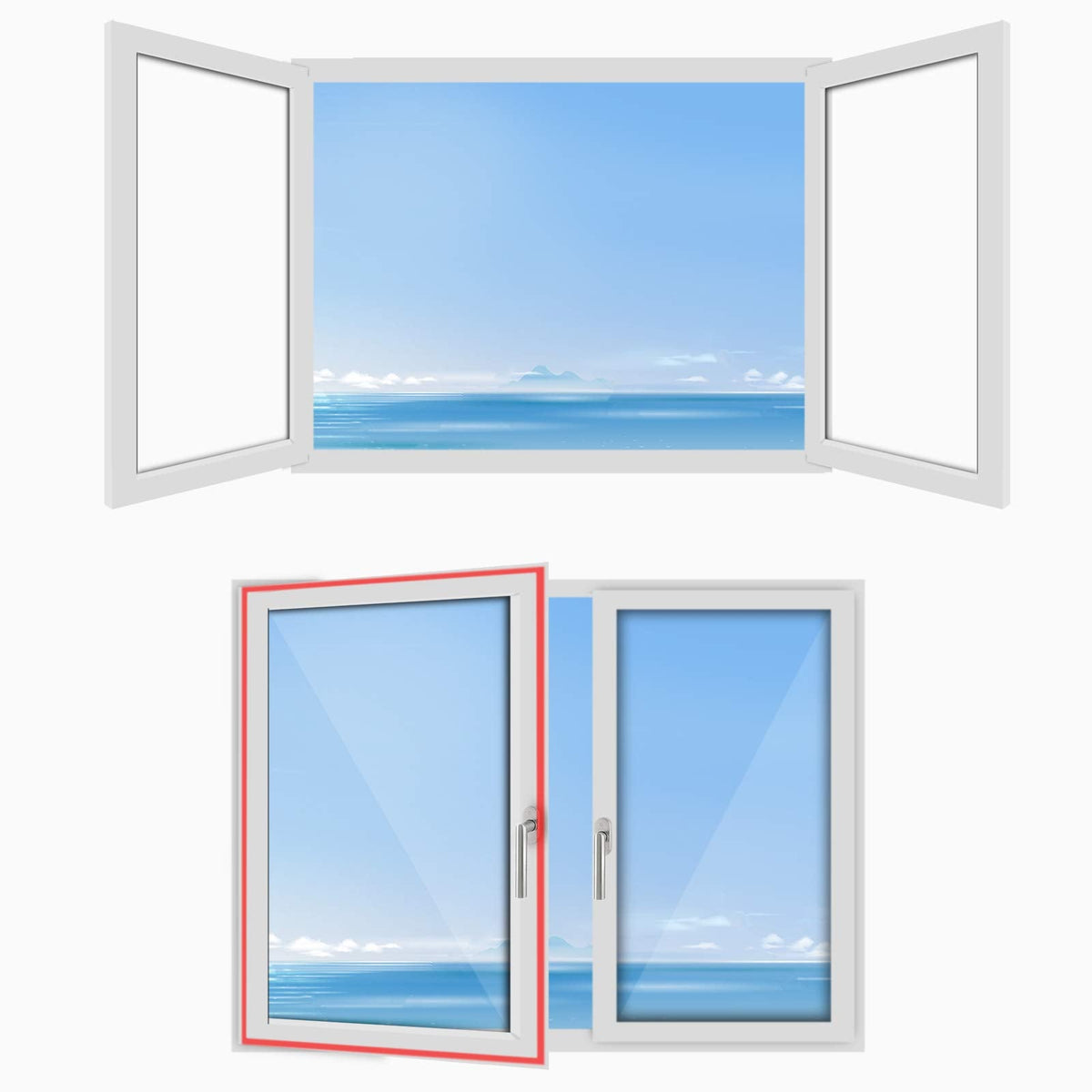 HOOMEE 400 CM (157") Universal Window Seal for Portable Air Conditioner and Tumble Dryer 🍁 All In One Marketplace Canada