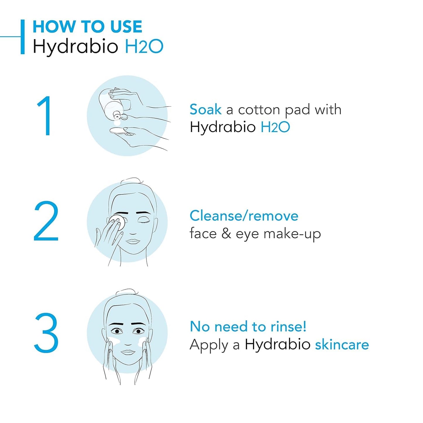 Bioderma Hydrabio H2O Micellar Water, Cleansing and Makeup Removing Gentle Face Cleanser for Dehydrated Sensitive Skin 🍁 All In One Marketplace Canada