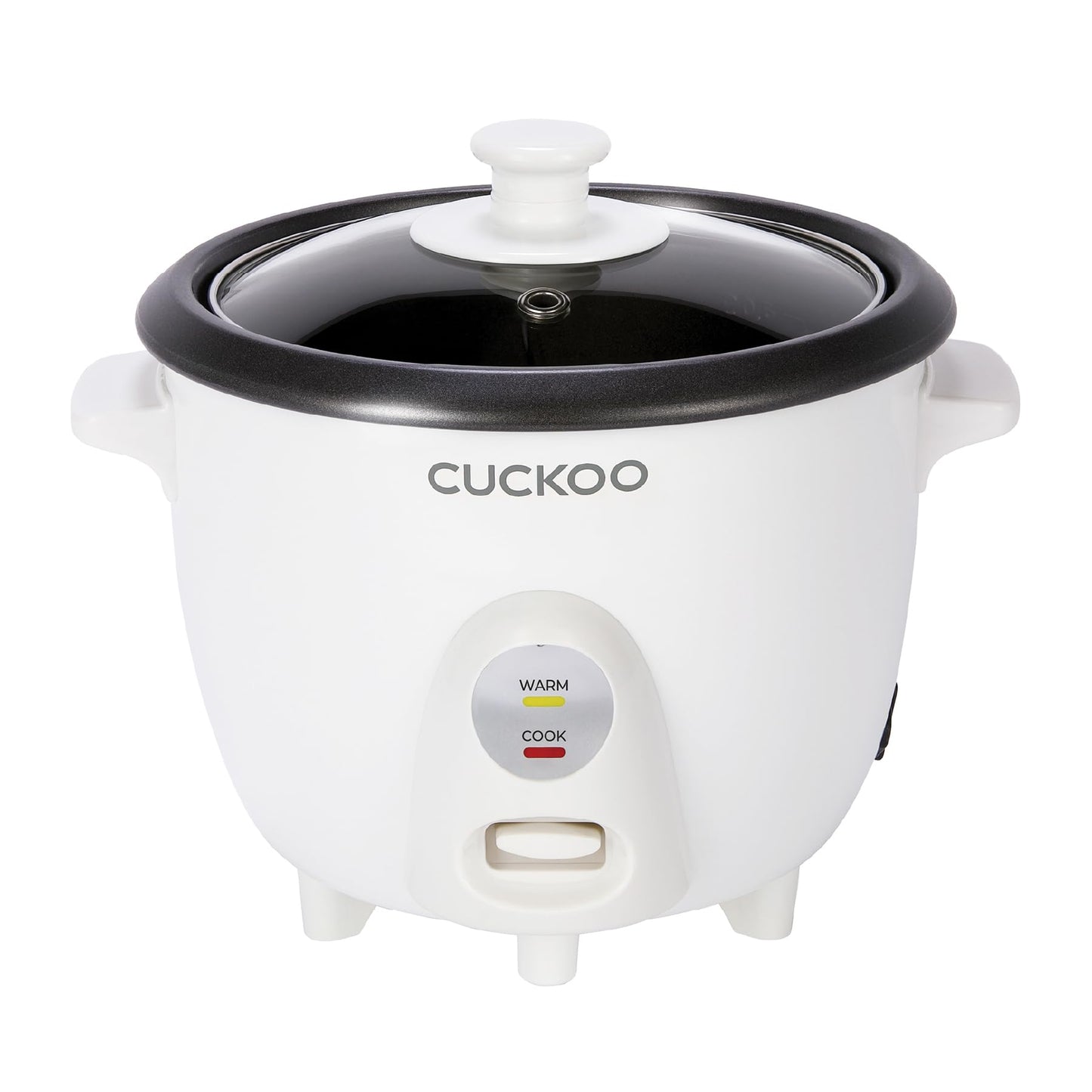 CUCKOO One Touch Rice Cooker 3-Cup (Uncooked) / 6-Cup (Cooked), Mini Rice Cooker & Warmer with Steamer Tray, Versatile Grain Cooker, Soup Maker, Auto Keep Warm, White (CR-0301C) 🍁 All In One Marketplace Canada