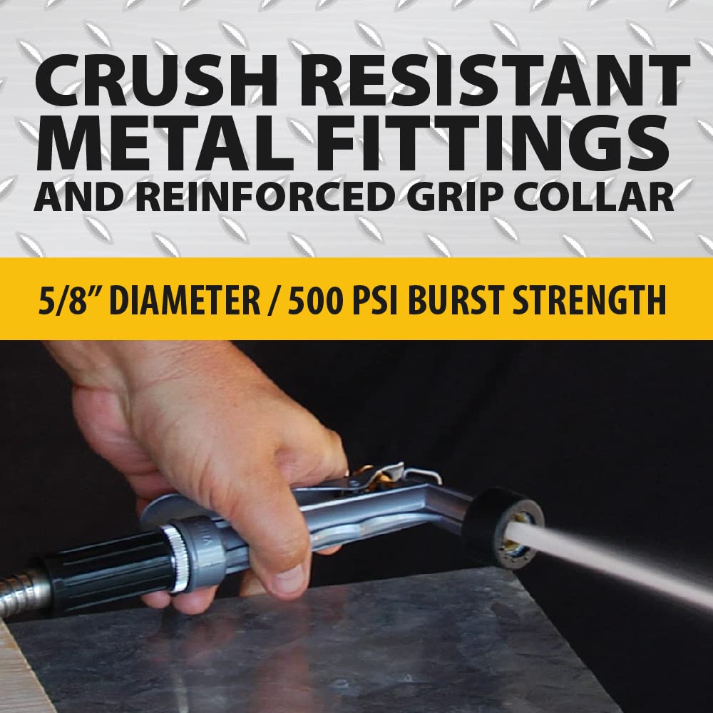 Bionic Steel Metal Garden Hose 75 Ft, Rust Proof 304 Stainless Steel Water Hose with Brass Fittings, Flexible & Heavy Duty Hose, Lightweight, Kink Free & Easy Coil Outdoor Hose- 2021 Model… 🍁 All In One Marketplace Canada