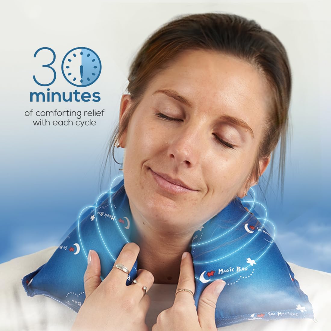The Original Magic Bag Extended Compress, Hot/Cold Therapy for Stomach Pain Relief, Cordless Hot Cold Compress, 50 x 14 cm (19.7" X 5.5") 🍁 All In One Marketplace Canada