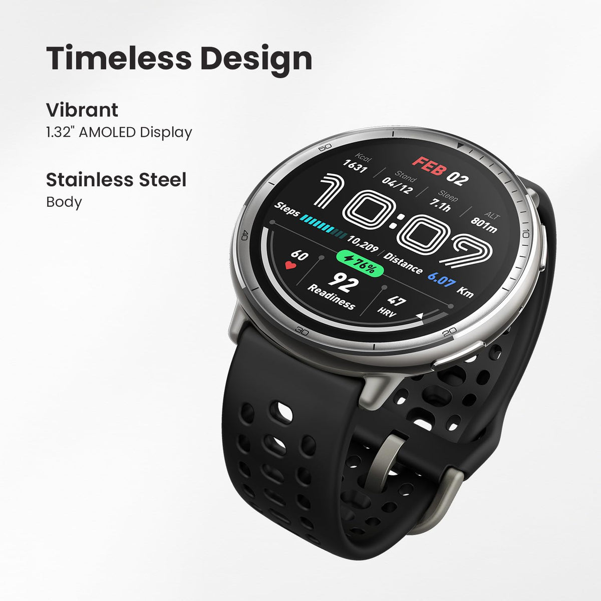 Amazfit Active 2 Smart Watch, 1.32" AMOLED Display, GPS, iOS/Android 🍁 All In One Marketplace Canada