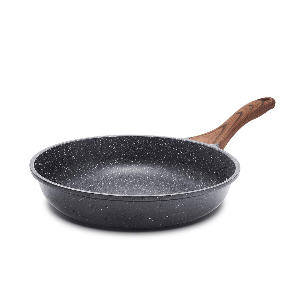SENSARTE 12.5 Inch Nonstick Frying Pan Skillet, Swiss Granite Coating Omelette Pan, Healthy Stone Cookware, PFOA Free 🍁 All In One Marketplace Canada
